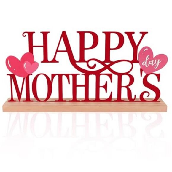 Other - Metal Happy Mother's Day Sign, Mothers Day Decorations Home Shelf